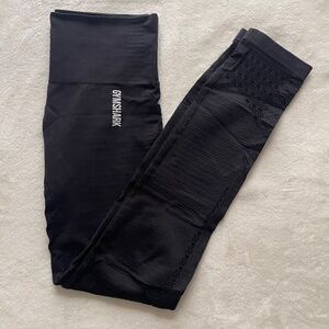 Gymshark Energy Black Highwaisted Seamless Leggings (S)